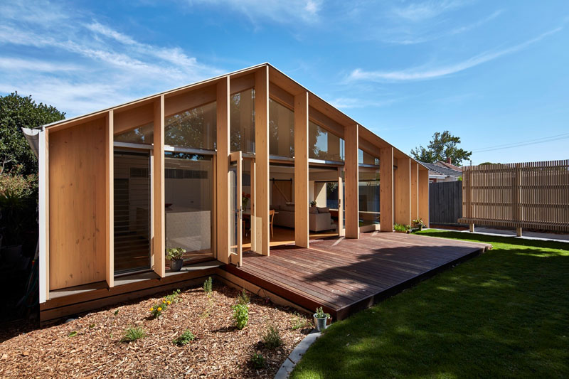 A clever Melbourne house extension reimagines the classic lean-to form with modern efficiency.