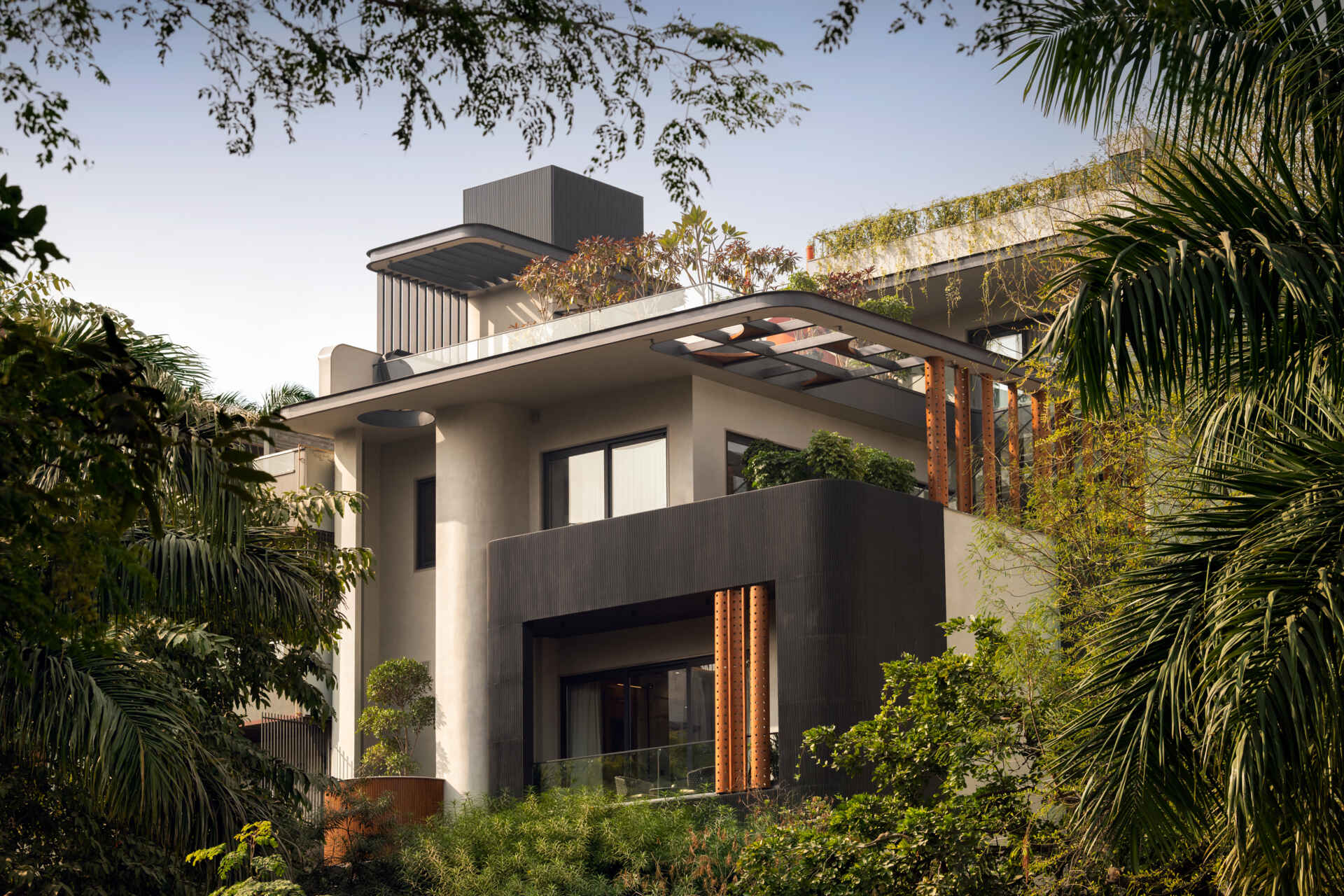 See how flowing curves, sculpted forms and neutral materials give The Arthouse its unforgettable architectural identity.